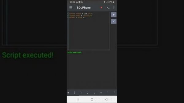 SQLPhone : SQL Interpreter