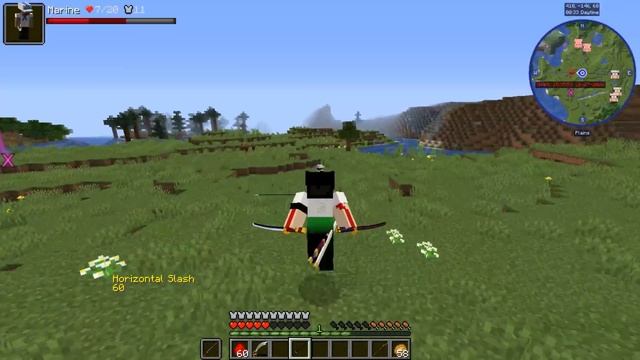 ANIMATED WEAPONS WITH ZORO THREE SWORD STYLE & WHITEBEARD! Minecraft One Piece Animated Weapons Mod смотреть онлайн