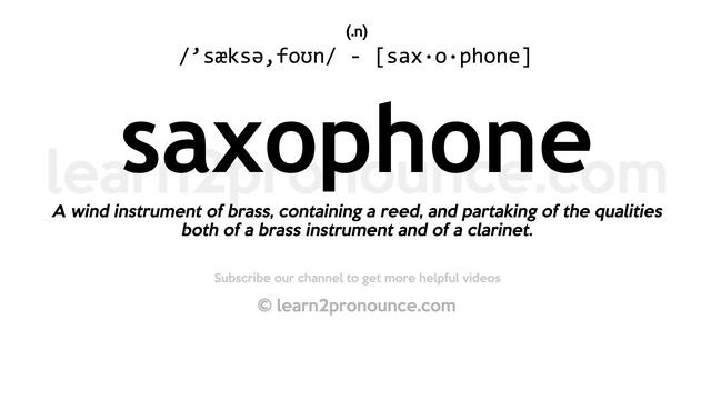 Pronunciation of Saxophone | Definition of Saxophone смотреть онлайн