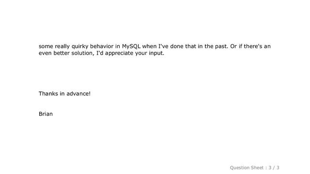 MySQL : Best practice question for MySQL: order by id or date? смотреть онлайн