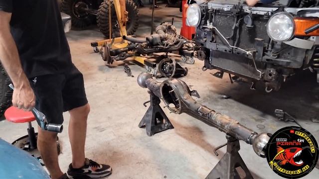 Toyota land cruiser FZJ80 diferencial 9.5 adaptado adelante swap !!! смотреть онлайн