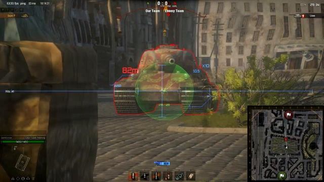 WoT: DarthStrider's T26E4 1v1 Battle Perspective смотреть онлайн