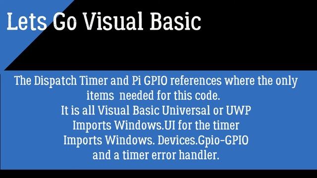 Raspberry Pi and Visual Basic Windows 10 IoT GPIO смотреть онлайн