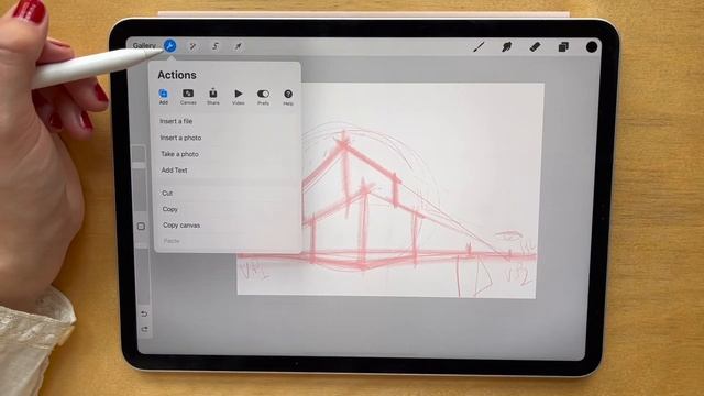 ✍️Procreate for complete beginners: How to draw an architecture sketch in Procreate (tutorial) смотреть онлайн