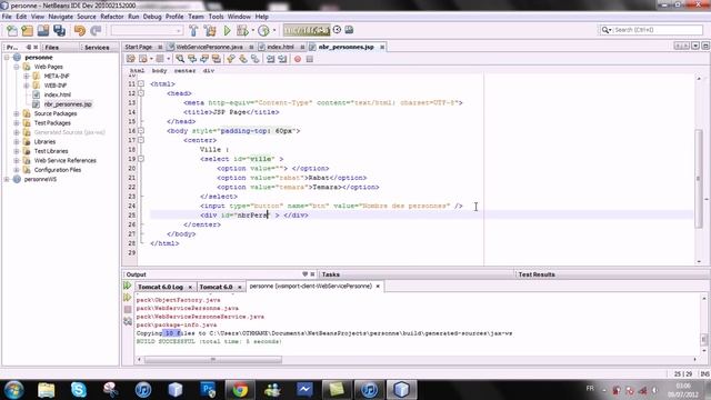 Exemple d'un Web Service utilisant une BD Oracle смотреть онлайн