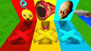 Что случилось в закрытых подвалах РЕБЁНОК В ЖЁЛТОМ ПОЕЗД ПОЖИРАТЕЛЬ РЕБЕНОК ДЛИННЫЕ НОГИ в майнкрафт