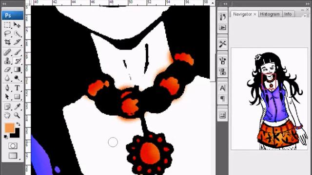 Coloring anime/manga in photoshop cs3 смотреть онлайн