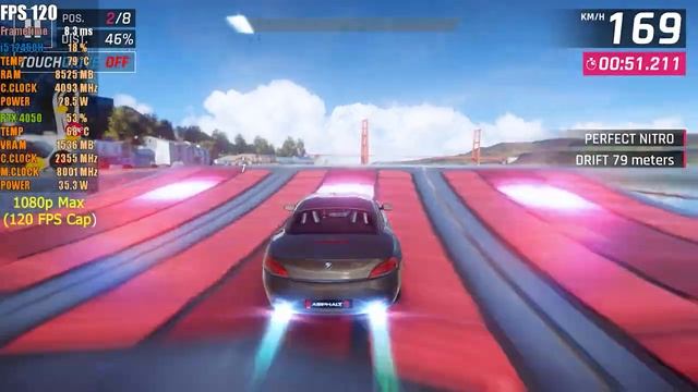 Asphalt 9 Legends on i5-12450H & RTX 4050 (45W) | MSI Cyborg 15 Gaming Test смотреть онлайн
