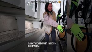 Казахстанка работает дальнобойщицей в США и ведёт об этом блог