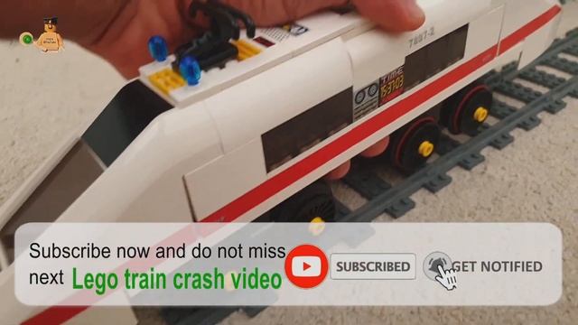 Lego train first person view FPV - HIGH SPEED curves смотреть онлайн