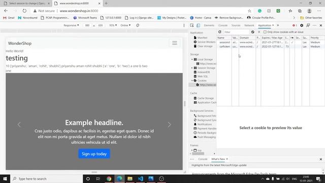 Django Sessions | Different ways to implement Sessions | Cache Based Sessions | Cookie Based смотреть онлайн