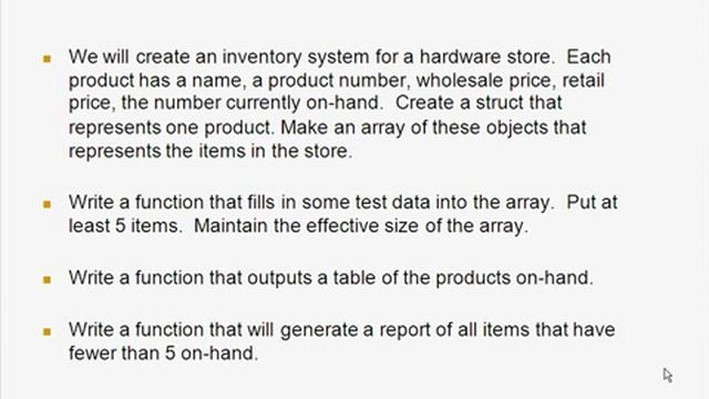 COP2220 22 Problem Solving with Structs смотреть онлайн