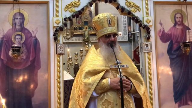 Слово после литургии Отдания праздника Воздвижения Животворящего Креста Господня смотреть онлайн