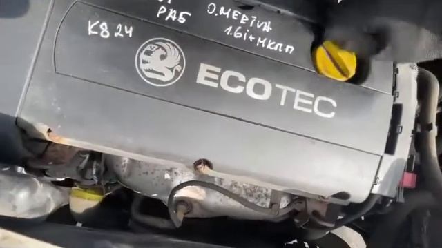 K824 - Engine Test Opel Meriva A Facelift 1.6i / Z16XEP / 5sp.man