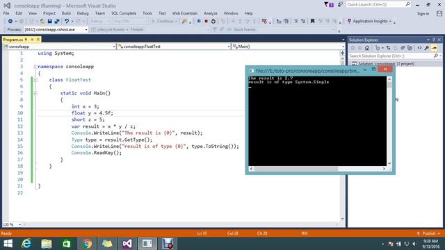 float keyword in c# смотреть онлайн