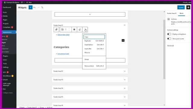 Wordpress Widgets - How to Remove Unwanted Widgets from a Page - For Beginners (2022) смотреть онлайн