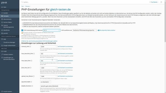 Plesk // Optimale PHP Einstellungen - Packungsdichte смотреть онлайн