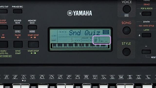 Yamaha Portable Keyboard PSR-E283 / YPT-280 Tutorial Video 3 -Sound Quiz - смотреть онлайн