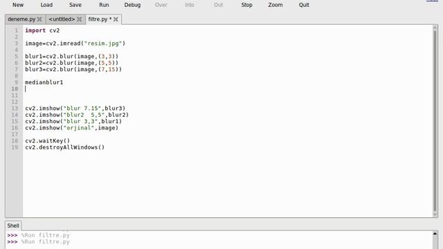 Python ve OpenCV ile görüntü işleme Ders 5 filtreler (blur,medianblur,gaussianblur) смотреть онлайн