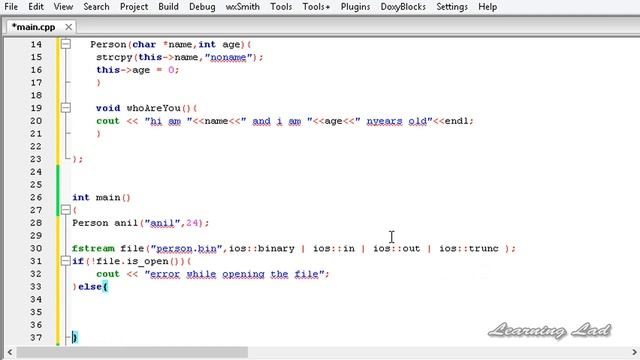 118 C++ Binary Files Read, Write Methods File Management Video Tutorials смотреть онлайн