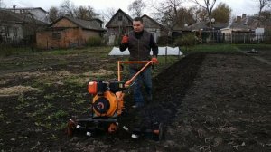 культивация мотоблоком кентавр  МБ 2060Д (6 Л.С.)