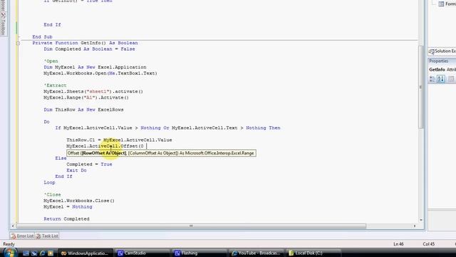 VB.NET Extracting Info From Excel(2) смотреть онлайн