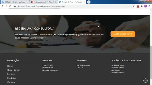 Site Teste WP – Just another WordPress site смотреть онлайн