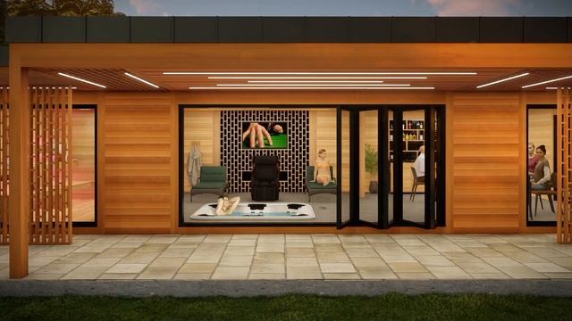Comfort, private wellness sauna house смотреть онлайн