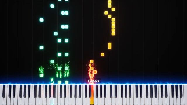 Rush E Playable - Piano Tutorial смотреть онлайн