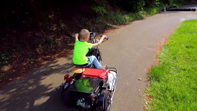 Детский Мотоцикл Харли Дэвидсон ? катаемся на детском мотоцикле ? real kids bike смотреть онлайн