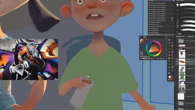 Процесс рисования /ГРАФФИТИ смотреть онлайн