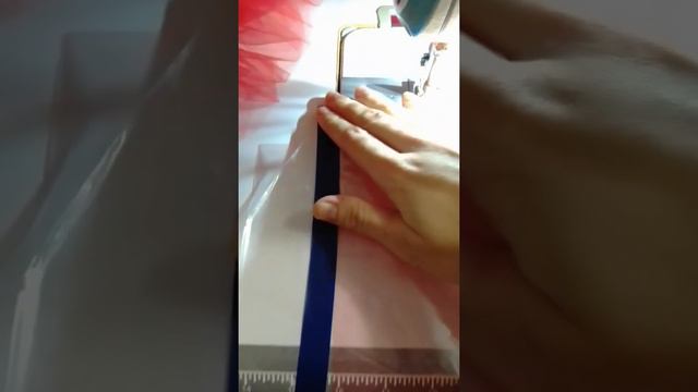 сборка рюшей, для тех у кого промышленная машина. смотреть онлайн