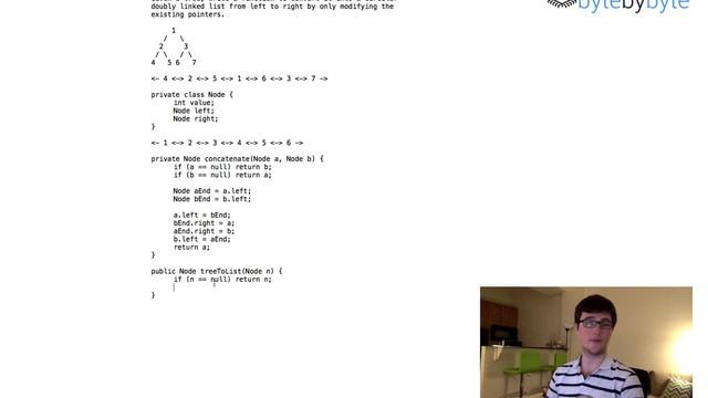 Interview Question: Tree to Linked List смотреть онлайн