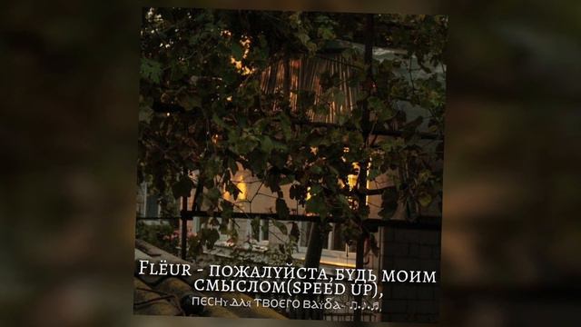Flëur - пожалуйста будь моим смыслом(speed up) ..., смотреть онлайн