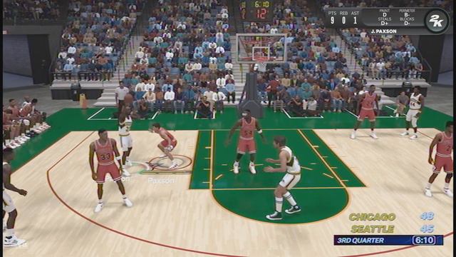 NBA 2K24 NBA Eras Bulls at Seattle смотреть онлайн