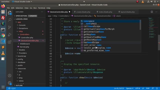 Learn Laravel 8 Tutorials in Hindi - #66 - CRUD Application - Save Resource Data To Database смотреть онлайн