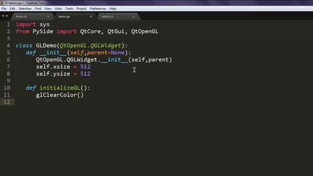 PySide OpenGL Graphics using QtOpenGL смотреть онлайн