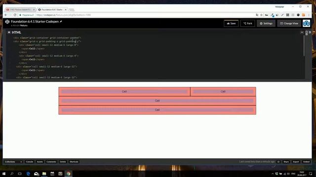 Новая адаптивная сетка XY-grid в ZURB Foundation 6.4 смотреть онлайн