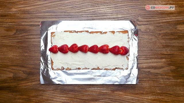 Творожный десерт с клубникой - Рецепты от Со Вкусом смотреть онлайн