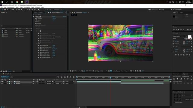 Глитч эффект и переход с плагином Twitch в After Effects смотреть онлайн