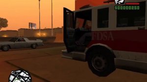 GTA  San Andreas где найти пожарную машину
