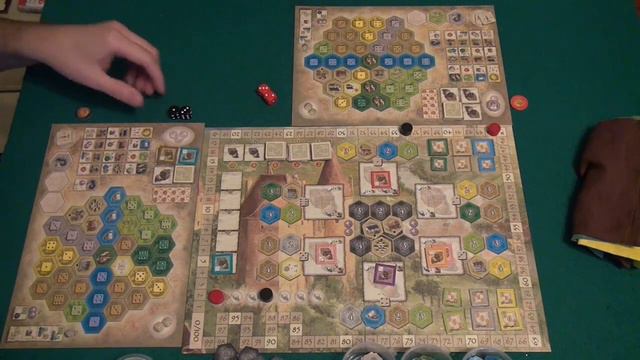 051 Замки Бургундии играем в настольную игру board-game The Castles-of-Burgundy смотреть онлайн