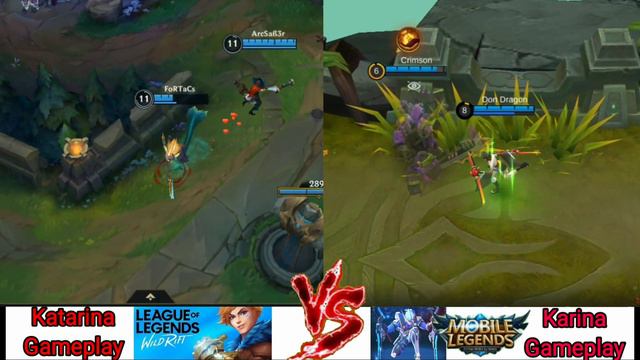 Katarina Vs Karina Gameplay Comparison | Mobile Legend Vs Wild Rift | Monster Hunter смотреть онлайн