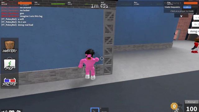 MM2 1v1 Bet BUT I have 300 PING... VS Pokey (Rank #36)