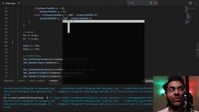 Pong (5/9) - Moving Ball in a Random Direction - C++/SDL2 - GPS 1.5 - Urdu/اردو смотреть онлайн
