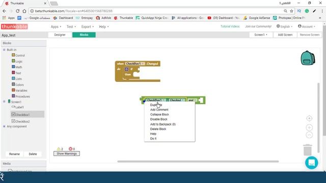 How to Use Check box in thunkable or appybuilder || android app development смотреть онлайн