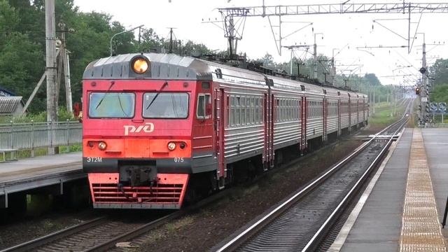 ЭТ2М-075 сообщением Санкт-Петербург — Будогощь делает остановку на о.п. 45 км смотреть онлайн
