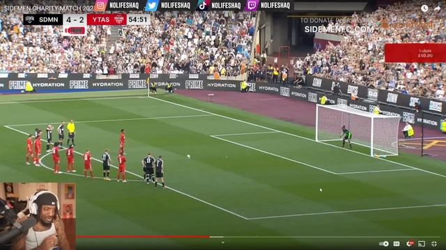 NoLifeShaq React to SIDEMEN CHARITY MATCH 2023 (Very entertaining) смотреть онлайн