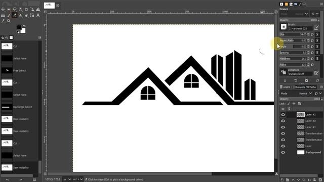 Gimp Logo Design Tutorial : Real Estate Company Logo Design // Logo Design Company смотреть онлайн
