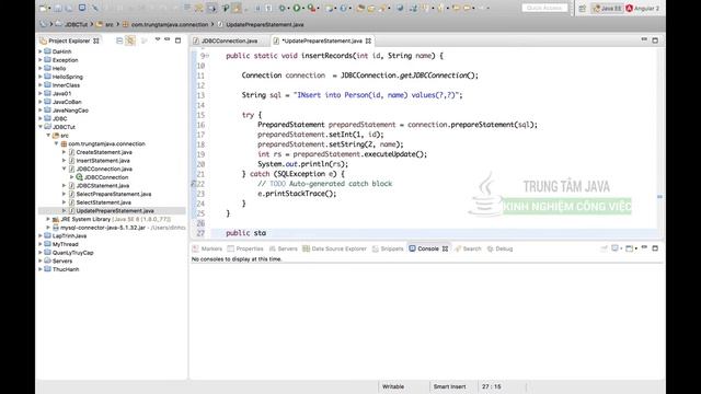 Java Nâng Cao 33 SELECT, UPDATE, DELETE PrepareStatement JDBC смотреть онлайн